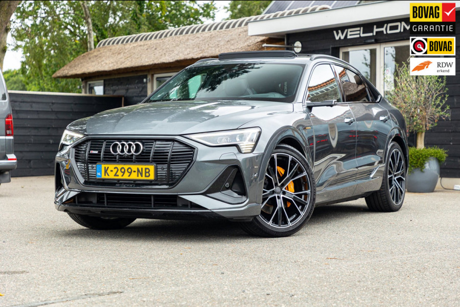 Audi e-tron Sportback 55 quattro S-Line 95 kWh Soh 92% I Panoramadak I Leder I B&O I Adaptive Cruise I HeadUp I Luchtvering