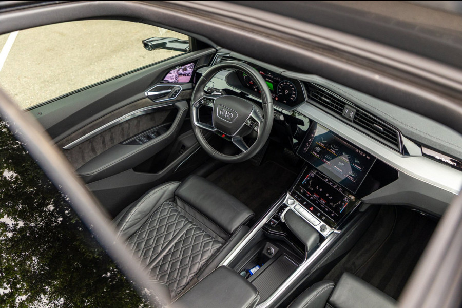 Audi e-tron Sportback 55 quattro S-Line 95 kWh Soh 92% I Panoramadak I Leder I B&O I Adaptive Cruise I HeadUp I Luchtvering