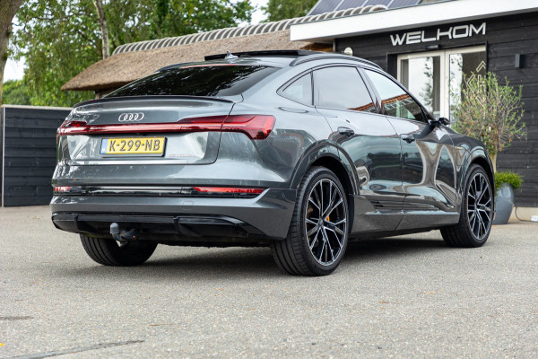 Audi e-tron Sportback 55 quattro S-Line 95 kWh Soh 92% I Panoramadak I Leder I B&O I Adaptive Cruise I HeadUp I Luchtvering