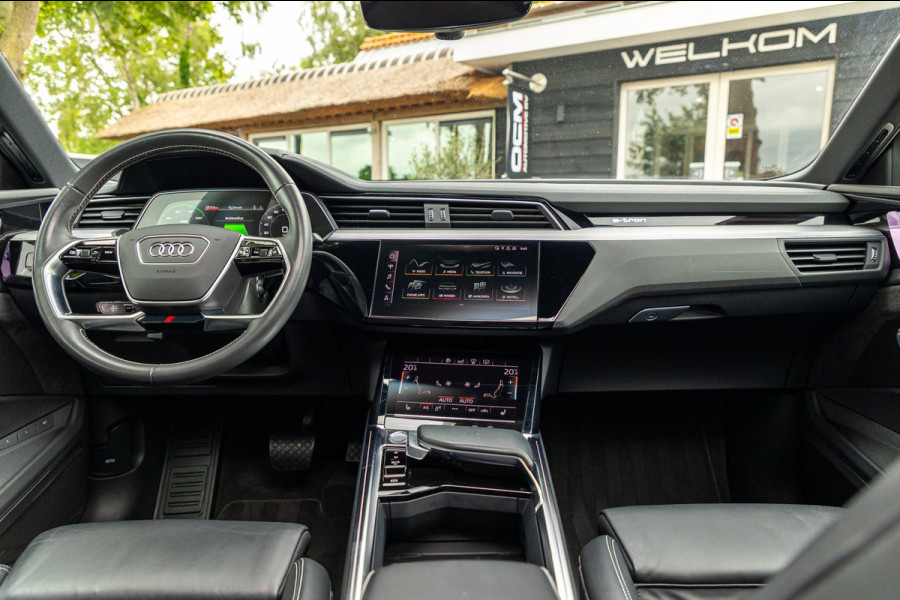 Audi e-tron Sportback 55 quattro S-Line 95 kWh Soh 92% I Panoramadak I Leder I B&O I Adaptive Cruise I HeadUp I Luchtvering