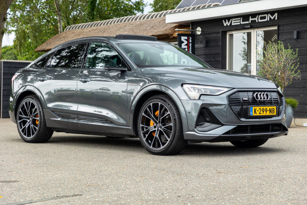 Audi e-tron Sportback 55 quattro S-Line 95 kWh Soh 92% I Panoramadak I Leder I B&O I Adaptive Cruise I HeadUp I Luchtvering