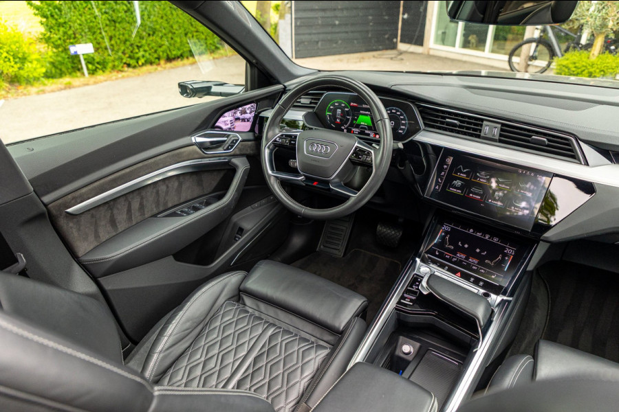 Audi e-tron Sportback 55 quattro S-Line 95 kWh Soh 92% I Panoramadak I Leder I B&O I Adaptive Cruise I HeadUp I Luchtvering