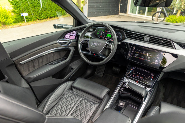 Audi e-tron Sportback 55 quattro S-Line 95 kWh Soh 92% I Panoramadak I Leder I B&O I Adaptive Cruise I HeadUp I Luchtvering