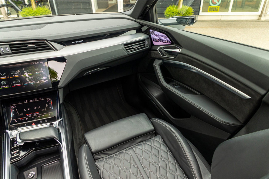 Audi e-tron Sportback 55 quattro S-Line 95 kWh Soh 92% I Panoramadak I Leder I B&O I Adaptive Cruise I HeadUp I Luchtvering