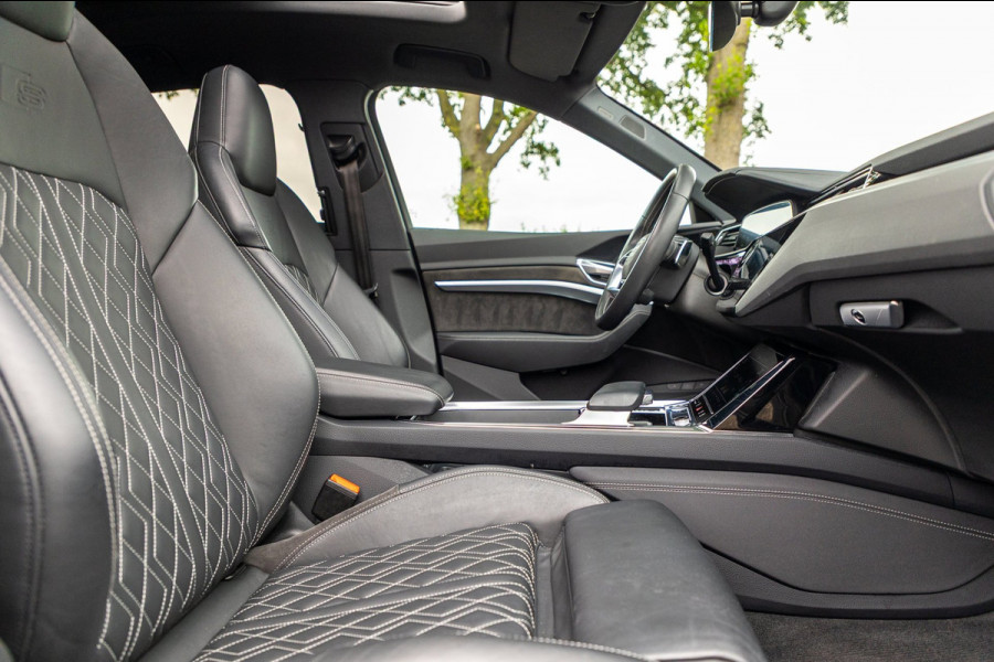 Audi e-tron Sportback 55 quattro S-Line 95 kWh Soh 92% I Panoramadak I Leder I B&O I Adaptive Cruise I HeadUp I Luchtvering