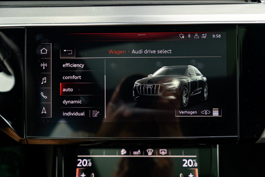 Audi e-tron Sportback 55 quattro S-Line 95 kWh Soh 92% I Panoramadak I Leder I B&O I Adaptive Cruise I HeadUp I Luchtvering