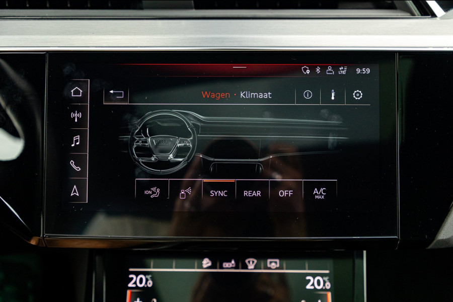 Audi e-tron Sportback 55 quattro S-Line 95 kWh Soh 92% I Panoramadak I Leder I B&O I Adaptive Cruise I HeadUp I Luchtvering