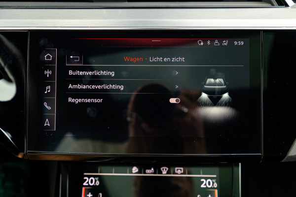 Audi e-tron Sportback 55 quattro S-Line 95 kWh Soh 92% I Panoramadak I Leder I B&O I Adaptive Cruise I HeadUp I Luchtvering