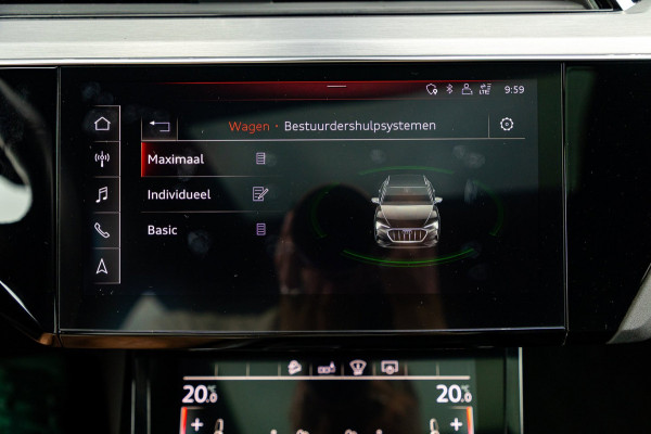 Audi e-tron Sportback 55 quattro S-Line 95 kWh Soh 92% I Panoramadak I Leder I B&O I Adaptive Cruise I HeadUp I Luchtvering