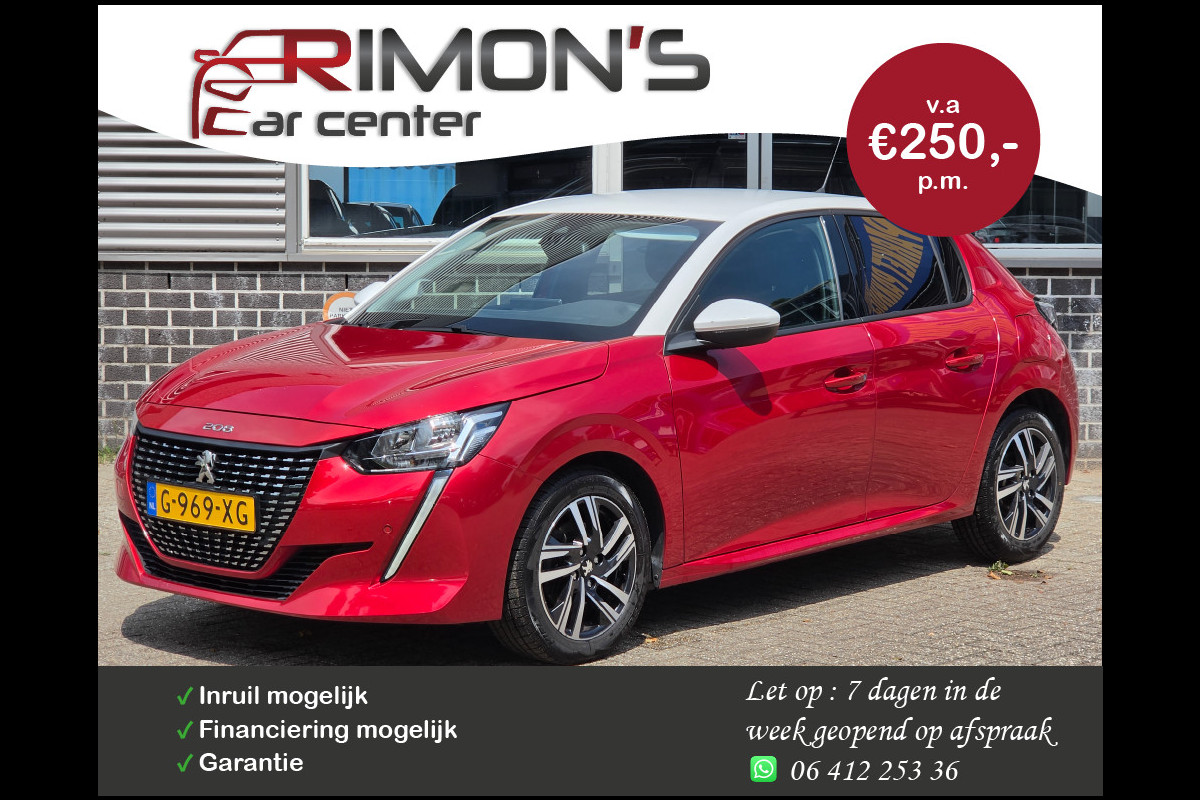 Peugeot 208 1.2 PureTech Blue Lease Allure Navi 360 Camera Virtual cockpit