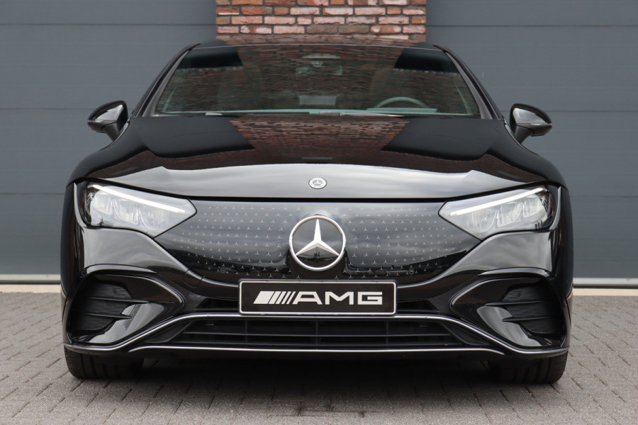 Mercedes-Benz EQE 300 Business Solution AMG 90 kWh | Luchtvering | Distronic | Memory | Panoramadak | Warmtepomp | Camera | Keyless Go | Dodehoekassistent |