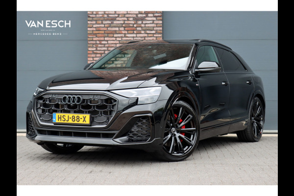 Audi Q8 55 TFSI e Quattro Pro Line S | Luchtvering | Achterasbesturing | ACC | Bang&Olufsen | Trekhaak | Matrix-LED | Soft-Close | Verwarmd Stuurwiel | Panoramadak | Keyless Entry |