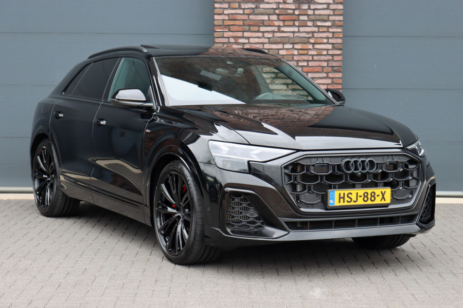 Audi Q8 55 TFSI e Quattro Pro Line S | Luchtvering | Achterasbesturing | ACC | Bang&Olufsen | Trekhaak | Matrix-LED | Soft-Close | Verwarmd Stuurwiel | Panoramadak | Keyless Entry |