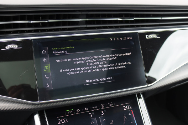 Audi Q8 55 TFSI e Quattro Pro Line S | Luchtvering | Achterasbesturing | ACC | Bang&Olufsen | Trekhaak | Matrix-LED | Soft-Close | Verwarmd Stuurwiel | Panoramadak | Keyless Entry |