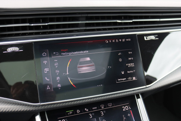 Audi Q8 55 TFSI e Quattro Pro Line S | Luchtvering | Achterasbesturing | ACC | Bang&Olufsen | Trekhaak | Matrix-LED | Soft-Close | Verwarmd Stuurwiel | Panoramadak | Keyless Entry |