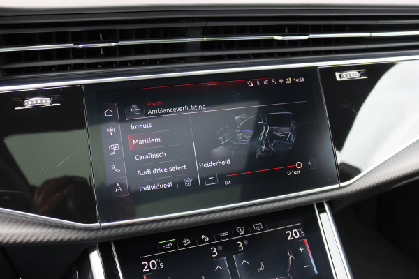 Audi Q8 55 TFSI e Quattro Pro Line S | Luchtvering | Achterasbesturing | ACC | Bang&Olufsen | Trekhaak | Matrix-LED | Soft-Close | Verwarmd Stuurwiel | Panoramadak | Keyless Entry |