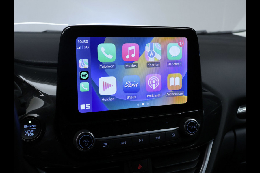 Ford Puma 1.0 EcoBoost Hybrid Titanium Sport (APPLE CARPLAY,NAVI,PDC,STOEL/STUUR VERWARMING,CLIMATE,CRUISE,GETINT,SPORTSTOELEN)