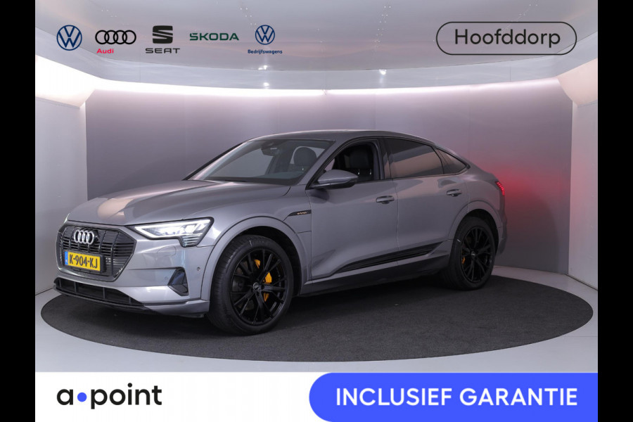 Audi e-tron Sportback 55 quattro Business edition Plus 95 kWh 408 pk | SOH 92,64% | Navigatie | Panoramadak | Parkeersensoren | Elektr. voorstoelen | Lichtmetalen velgen 21" | Luchtvering |