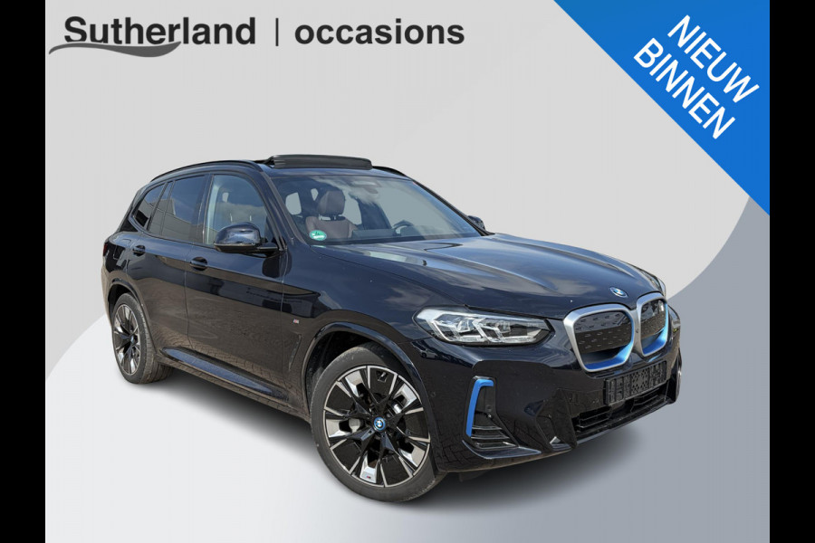 BMW iX3 High Executive 80 kWh | M Sport | Panoramadak | Trekhaak wegklapbaar | Harman/kardon | Keyless entry | Sportstoelen | Stoelverwarming | 360 graden camera | Head Up Display