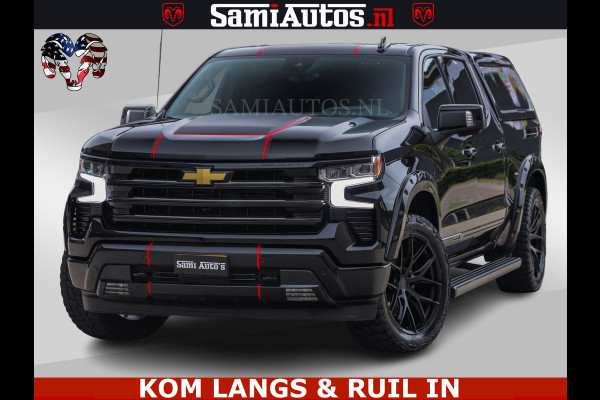 Chevrolet Silverado HULK PACK | BEAST | HUIF | BLACK OPS | BOM VOL | GARANTIE TOT 24-01-2028 | DC 5 PERSOONS | DUBBELE CABINE | HUD | COMFORT STOELEN GEKOELD EN VERWARMD | BOSE | EN NOG VEEL MEER ....| 6.2 V8 426PK |