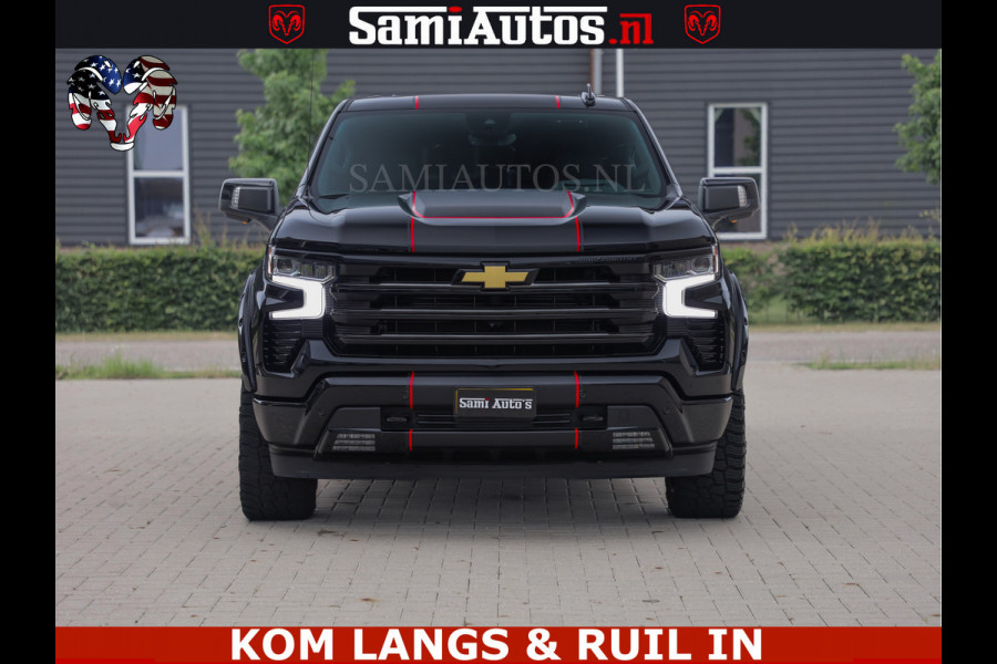 Chevrolet Silverado HULK PACK | BEAST | HUIF | BLACK OPS | BOM VOL | GARANTIE TOT 24-01-2028 | DC 5 PERSOONS | DUBBELE CABINE | HUD | COMFORT STOELEN GEKOELD EN VERWARMD | BOSE | EN NOG VEEL MEER ....| 6.2 V8 426PK |