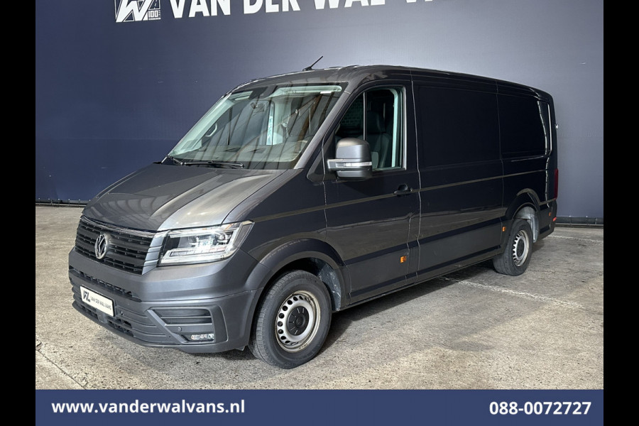 Volkswagen Crafter 2.0 TDI 141pk L3H2 L2H1 Euro6 Airco | Camera | Navigatie | LED | 3000kg Trekhaak | Cruisecontrol Android Auto, Leder, Verwarmde voorruit, Parkeersensoren, Bijrijdersbank
