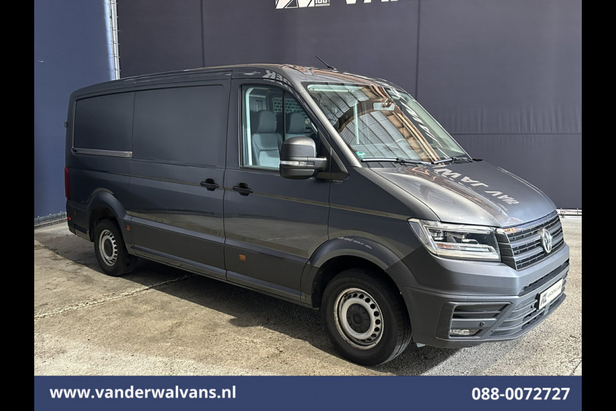 Volkswagen Crafter 2.0 TDI 141pk L3H2 L2H1 Euro6 Airco | Camera | Navigatie | LED | 3000kg Trekhaak | Cruisecontrol Android Auto, Leder, Verwarmde voorruit, Parkeersensoren, Bijrijdersbank