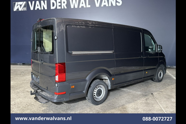 Volkswagen Crafter 2.0 TDI 141pk L3H2 L2H1 Euro6 Airco | Camera | Navigatie | LED | 3000kg Trekhaak | Cruisecontrol Android Auto, Leder, Verwarmde voorruit, Parkeersensoren, Bijrijdersbank
