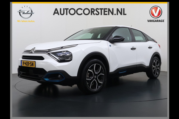 Citroën Ë-C4 Feel 50kWh 360°Camera 3D-Navi Ecc Apple Carplay Android Auto Cruise Control Regen-Lichtsensor Pdc Led Lmv SOH 89% Lane Assist Isofix Connected Apps Bluetooth DAB 1e Eigenaar Dealeronderhouden Origineel Nederlandse Auto