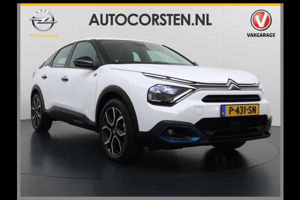 Citroën Ë-C4 Feel 50kWh 360°Camera 3D-Navi Ecc Apple Carplay Android Auto Cruise Control Regen-Lichtsensor Pdc Led Lmv SOH 89% Lane Assist Isofix Connected Apps Bluetooth DAB 1e Eigenaar Dealeronderhouden Origineel Nederlandse Auto