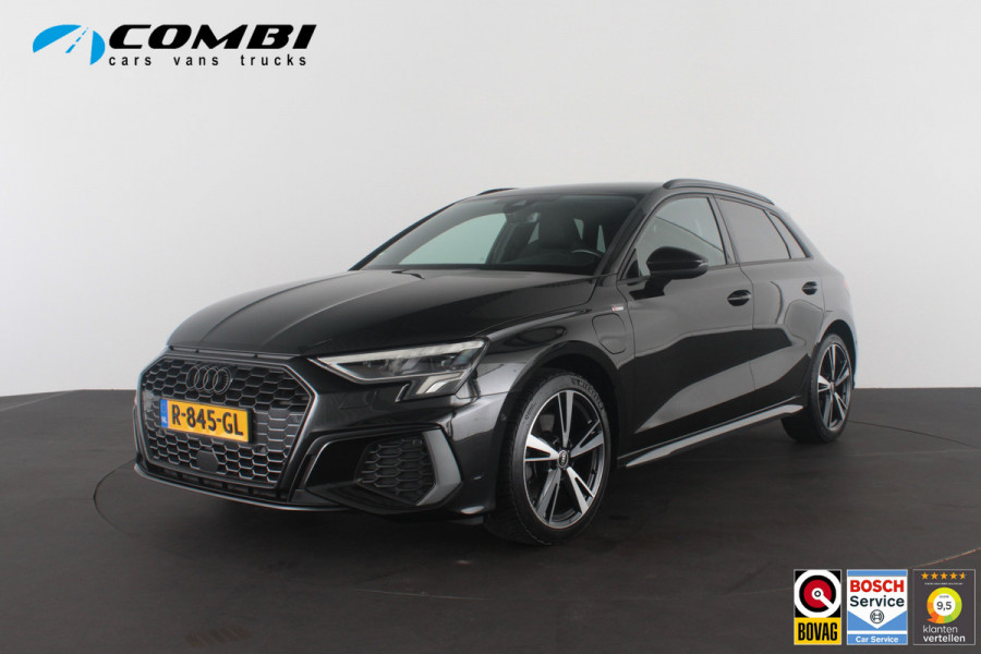 Audi A3 Sportback 40 TFSI e S line edition > Sfeerverlichting/18inch/Trekhaak/Plug in hybrid/Mythos Black
