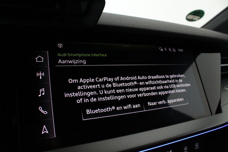 Audi A3 Sportback 40 TFSI e S line edition > Sfeerverlichting/18inch/Trekhaak/Plug in hybrid/Mythos Black