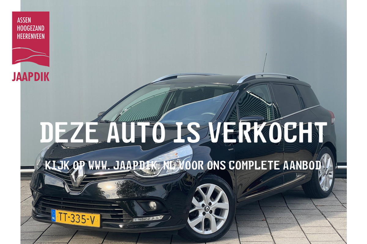 Renault Clio BWJ 11-2018 | 0.9 TCe 90PK Limited | TREKHAAK | NAVI | AIRCO | PDC | LICHTMETAAL | PRIVACY GLASS | CRUISE