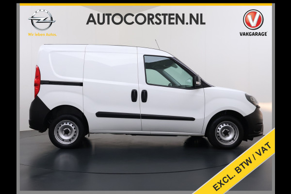 Fiat Doblò Cargo 1.6JTD 101PK 3-Persoons Airco Euro 6 S Betonplex Vloer Wandbetimmering Schuifdeur Dealeronderhouden Origineel Nederlandse Auto