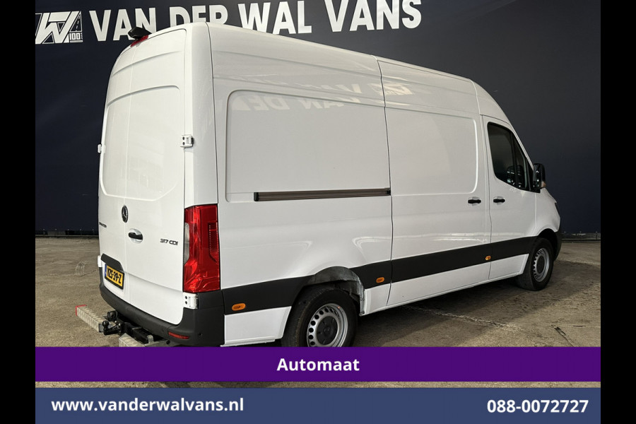 Mercedes-Benz Sprinter 317 CDI 170pk 9G-Tronic Automaat 3500kg Trekhaak L2H2 Euro6 Airco | Camera | Navigatie | Apple Carplay Android Auto, Cruisecontrol, Parkeersensoren, Bijrijdersbank
