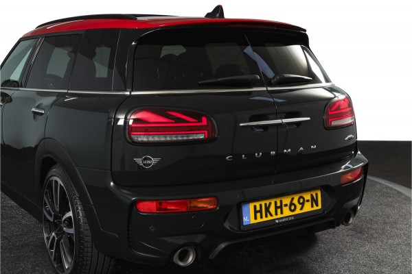 MINI Clubman 2.0 JCW ALL4 Chili | S/K-Panodak | Adapt. Cruise | Stoelverw. | PDC | Camera | NAV + App.Connect | ECC | Harman Kardon | LM 19" |