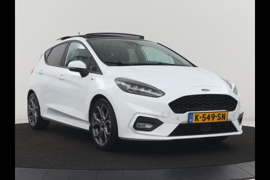 Ford Fiesta 1.0 EcoBoost Hybrid ST-Line X | Panoramadak | Stoel & Stuurverwarming | Bang & Olufsen | Adaptive cruise | Climate control | Camera | Navigatie | Bluetooth | DAB+ | Park assist | Side assist | Mirrorlink