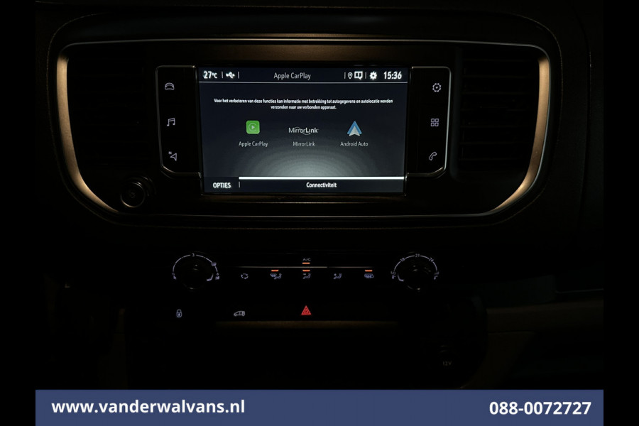 Opel Vivaro 2.0 CDTI 123pk L3H1 Euro6 Airco | Camera | Apple Carplay | Cruisecontrol | 2500kg Trekhaak Android Auto, Parkeersensoren, Bijrijdersbank
