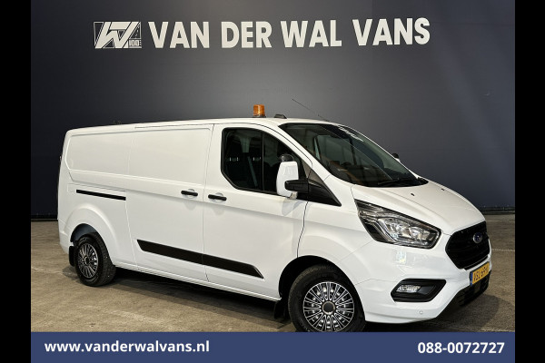 Ford Transit Custom 2.0 TDCI 130pk L2H1 Euro6 Airco | Camera | LED | Apple Carplay | Cruisecontrol | 2800kg Trekhaak Cruisecontrol, Stoelverwarming, Verwarmde voorruit, Parkeersensoren, Bijrijdersbank