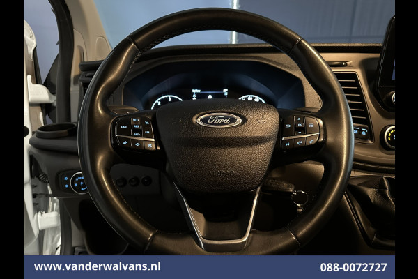 Ford Transit Custom 2.0 TDCI 130pk L2H1 Euro6 Airco | Camera | LED | Apple Carplay | Cruisecontrol | 2800kg Trekhaak Cruisecontrol, Stoelverwarming, Verwarmde voorruit, Parkeersensoren, Bijrijdersbank