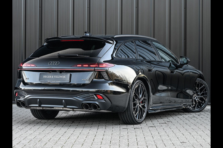 Audi A6 Avant 2.0 e-hybrid quattro S edition Competition | Panoramadak | B&O | Stoelventilatie en Massage | 360 Camera | Luchtvering | Ambiance Interieur | Achterasbesturing | Carbon Inleg | Head-Up | S-Seats | Passagiers Display |