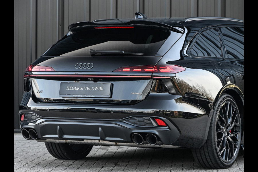 Audi A6 Avant 2.0 e-hybrid quattro S edition Competition | Panoramadak | B&O | Stoelventilatie en Massage | 360 Camera | Luchtvering | Ambiance Interieur | Achterasbesturing | Carbon Inleg | Head-Up | S-Seats | Passagiers Display |
