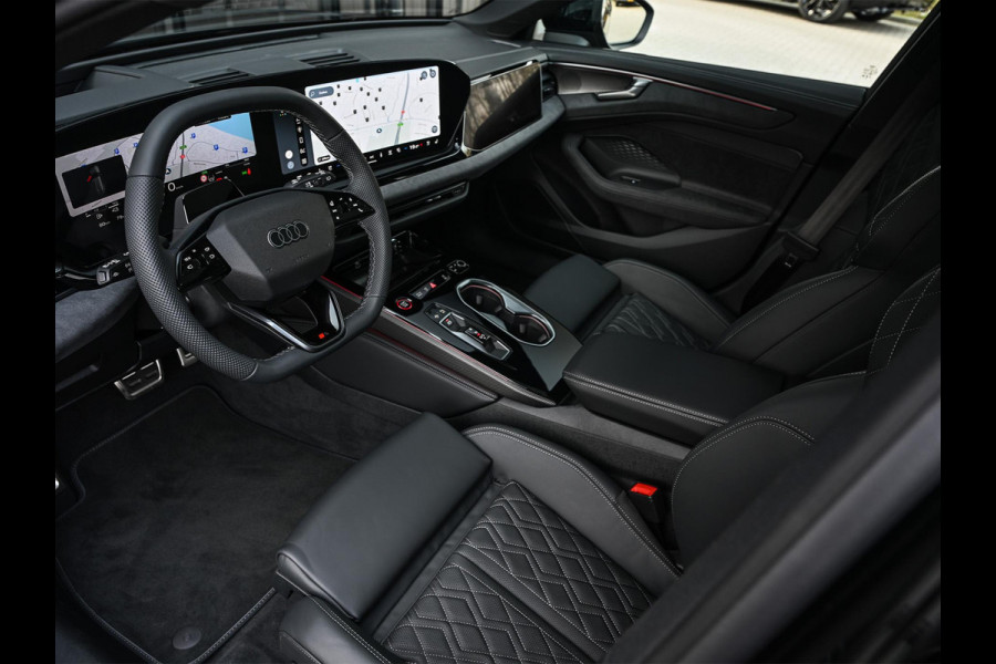 Audi A6 Avant 2.0 e-hybrid quattro S edition Competition | Panoramadak | B&O | Stoelventilatie en Massage | 360 Camera | Luchtvering | Ambiance Interieur | Achterasbesturing | Carbon Inleg | Head-Up | S-Seats | Passagiers Display |