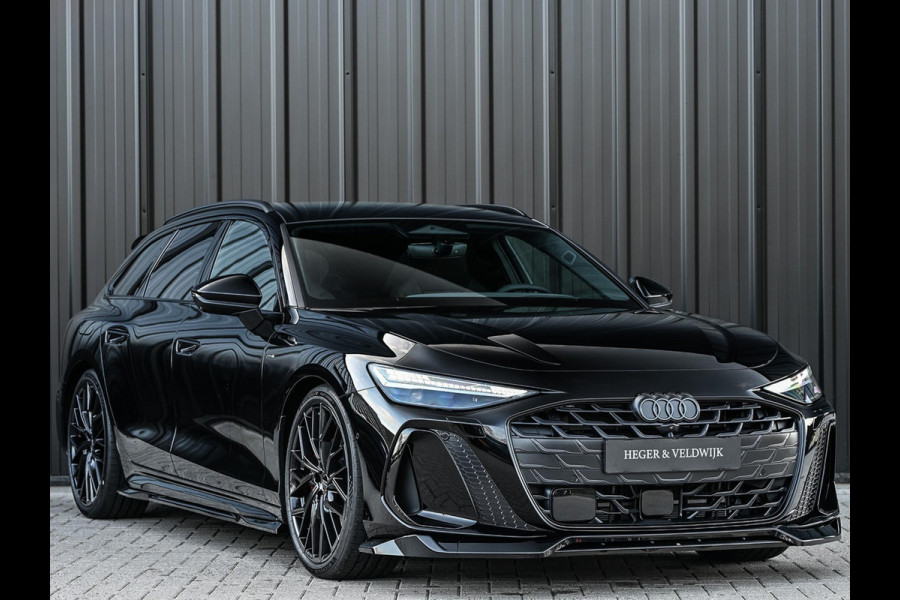 Audi A6 Avant 2.0 e-hybrid quattro S edition Competition | Panoramadak | B&O | Stoelventilatie en Massage | 360 Camera | Luchtvering | Ambiance Interieur | Achterasbesturing | Carbon Inleg | Head-Up | S-Seats | Passagiers Display |