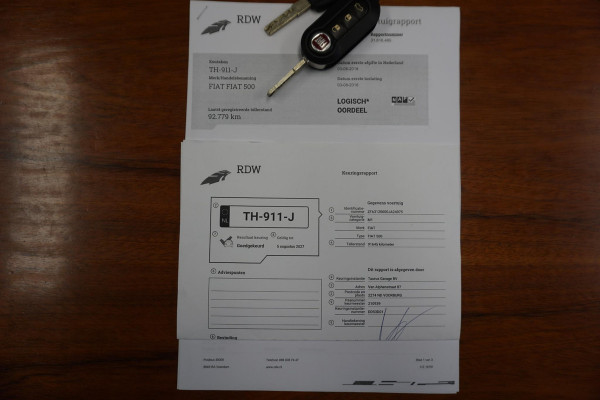 Fiat 500 0.9 TwinAir Turbo Sport/HALF LEER/CARPLAY/AUTOMAAT