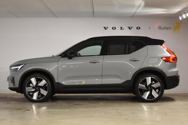 Volvo EX40 252PK Single Motor Extended Range 82 kWh Plus / Lounge pakket / Extra getint glas / Panoramadak / 360 camera / 20''velgen / zwart dak