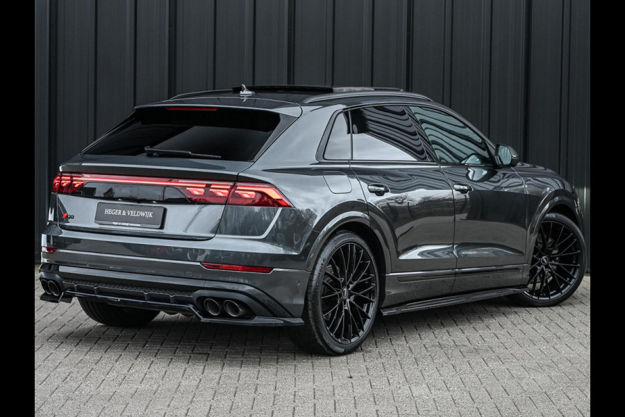 Audi Q8 55 TFSI e quattro Pro Line S | Panoramadak | 360 Camera | B&O | Soft Close | Memory Seats | Luchtvering | Stoelventilatie + Massage | Ambiance Interieur | Stuurverwarming |