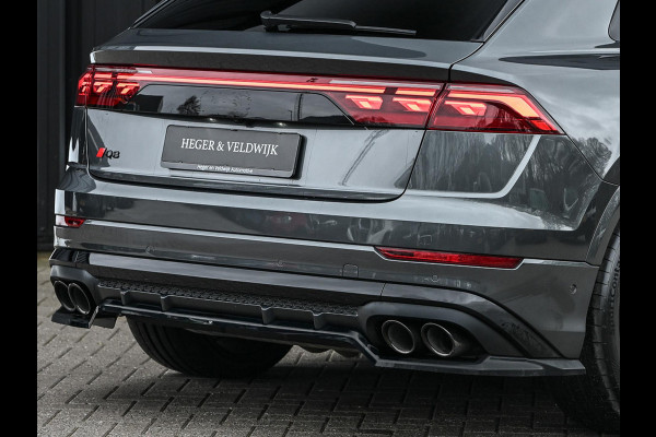Audi Q8 55 TFSI e quattro Pro Line S | Panoramadak | 360 Camera | B&O | Soft Close | Memory Seats | Luchtvering | Stoelventilatie + Massage | Ambiance Interieur | Stuurverwarming |