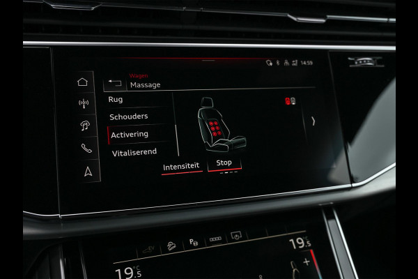 Audi Q8 55 TFSI e quattro Pro Line S | Panoramadak | 360 Camera | B&O | Soft Close | Memory Seats | Luchtvering | Stoelventilatie + Massage | Ambiance Interieur | Stuurverwarming |