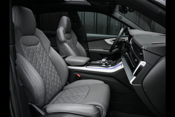 Audi Q8 55 TFSI e quattro Pro Line S | Panoramadak | 360 Camera | B&O | Soft Close | Memory Seats | Luchtvering | Stoelventilatie + Massage | Ambiance Interieur | Stuurverwarming |